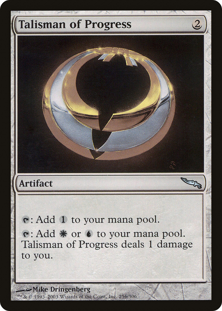 Talisman of Progress (MRD-256) [Mirrodin] MTG Single Wizards of the Coast