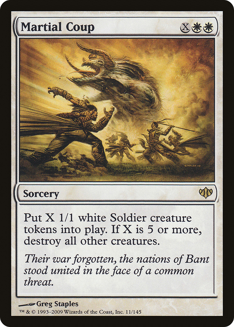 Martial Coup (CON-011) [Conflux] MTG Single Wizards of the Coast
