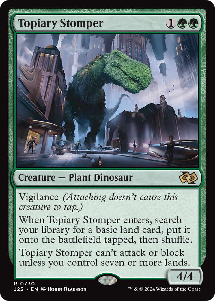 Topiary Stomper (J25-730) [Foundations Jumpstart] MTG Single Wizards of the Coast