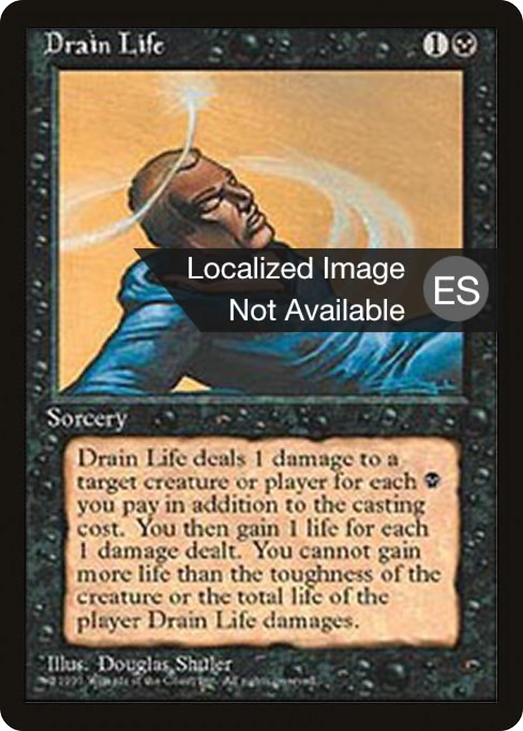 Drain Life (4BB-016) [Fourth Edition Foreign Black Border] MTG Single Wizards of the Coast