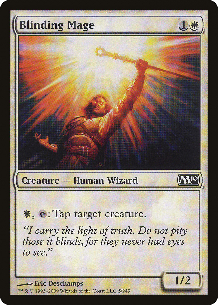 Blinding Mage (M10-005) [Magic 2010] MTG Single Wizards of the Coast