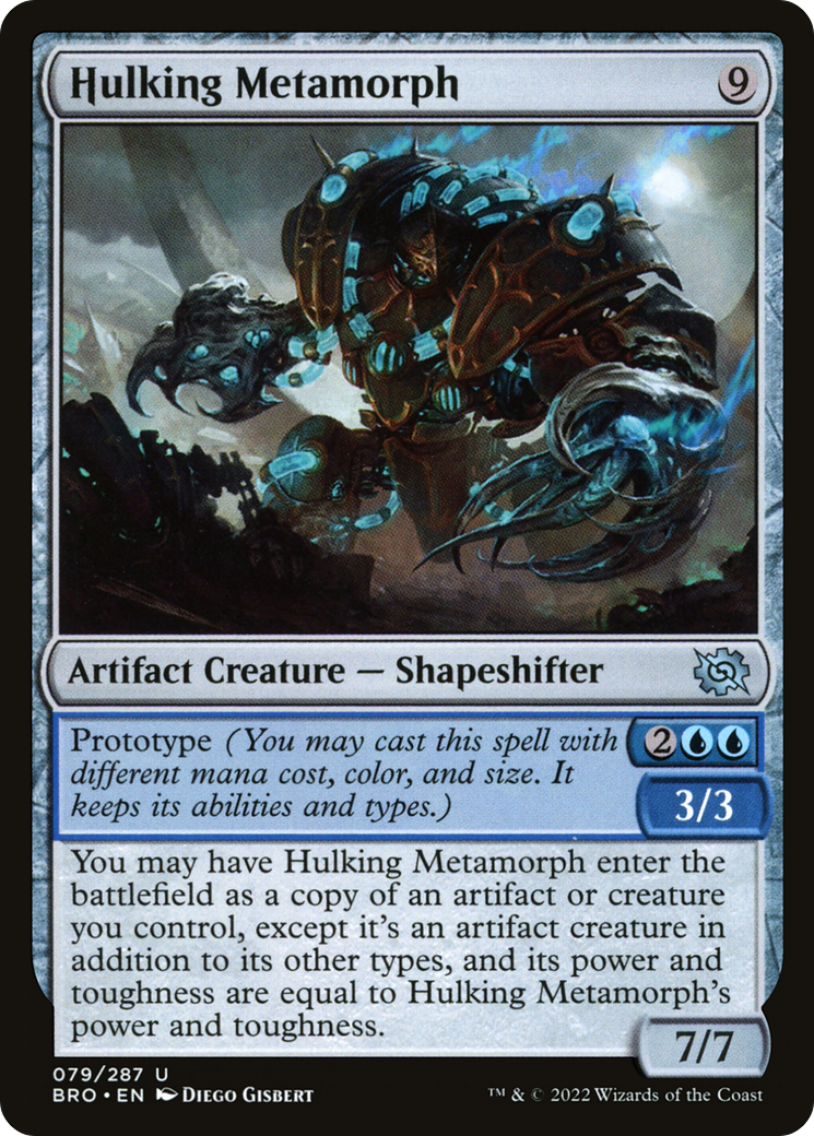 Hulking Metamorph (BRO-079) [The Brothers' War] Foil MTG Single Wizards of the Coast