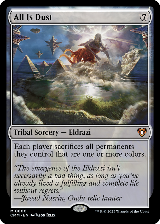 All Is Dust (CMM-800) [Commander Masters] MTG Single Wizards of the Coast