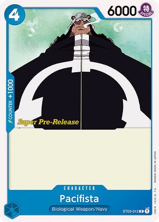 Pacifista (ST03-012) [Super Pre-Release Starter Deck 3: The Seven Warlords of the Sea] One Piece Single Bandai