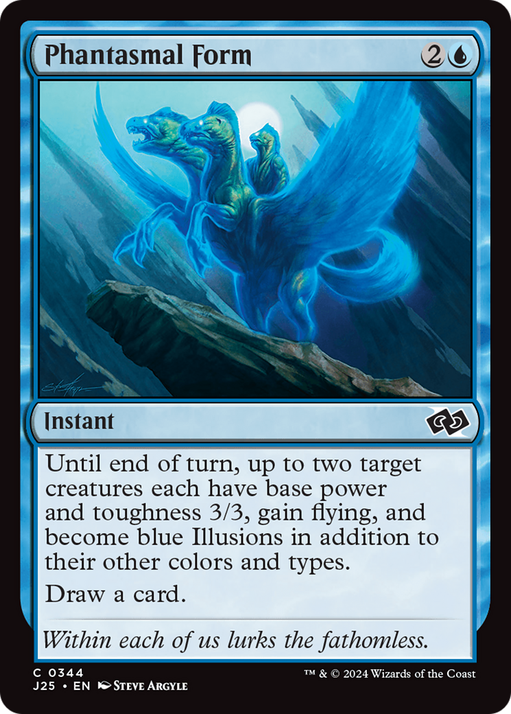 Phantasmal Form (J25-344) [Foundations Jumpstart] MTG Single Wizards of the Coast