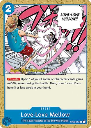 Love-Love Mellow (ST03-017) [Super Pre-Release Starter Deck 3: The Seven Warlords of the Sea] One Piece Single Bandai