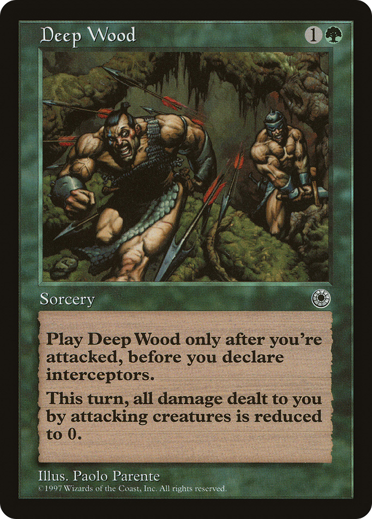 Deep Wood (POR-) [Misc] Portal MTG Single Wizards of the Coast