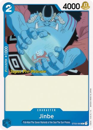 Jinbe (ST03-006) [Super Pre-Release Starter Deck 3: The Seven Warlords of the Sea] One Piece Single Bandai