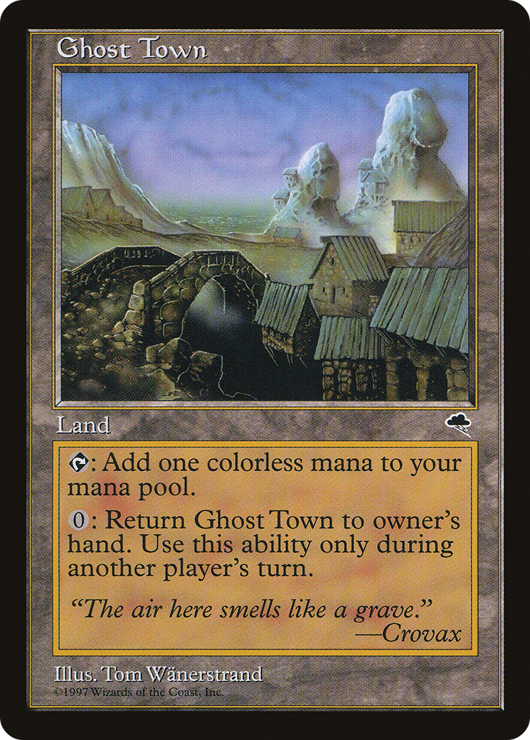 Ghost Town (TMP-318) [Tempest] MTG Single Wizards of the Coast