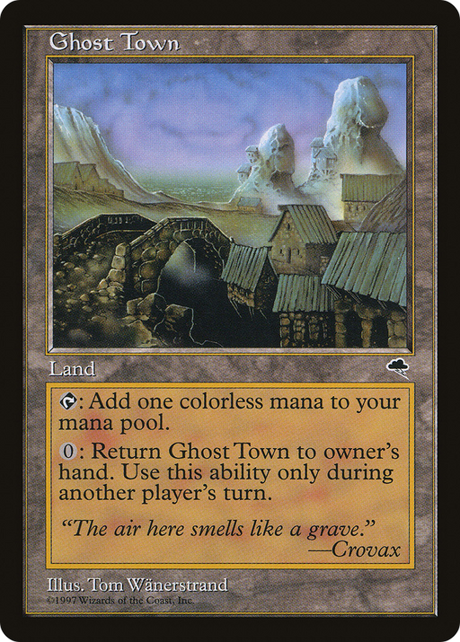 Ghost Town (TMP-318) [Tempest] MTG Single Wizards of the Coast