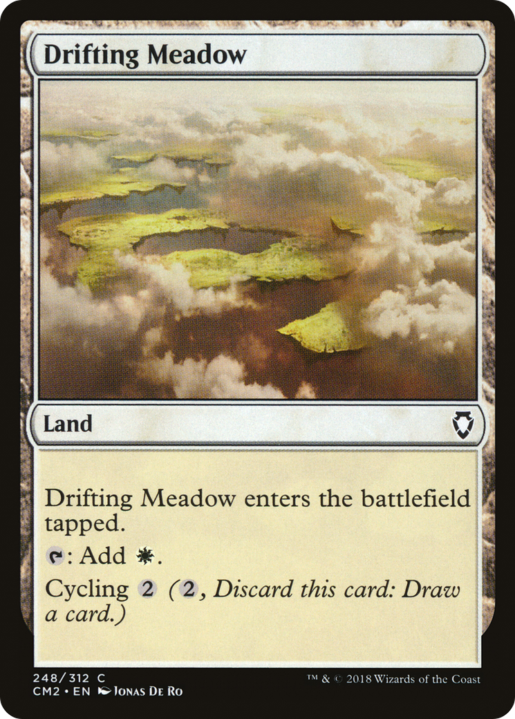Drifting Meadow (CM2-248) [Commander Anthology Volume II] MTG Single Wizards of the Coast