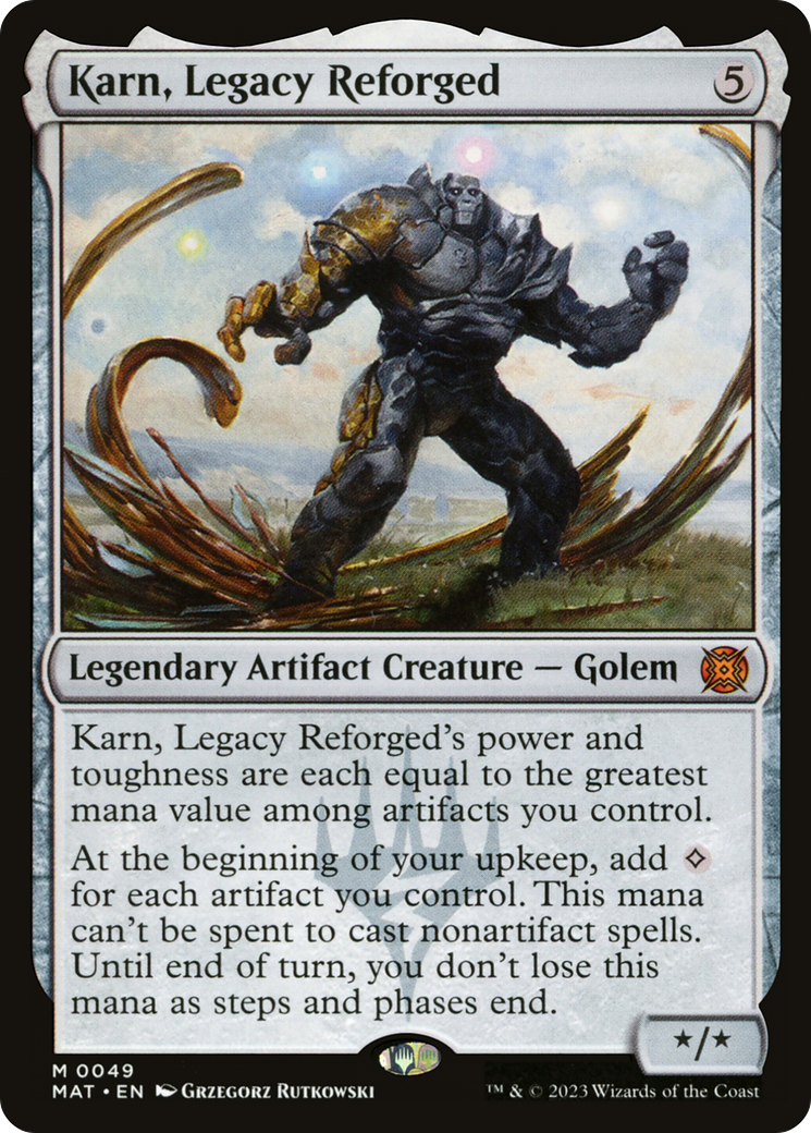 Karn, Legacy Reforged (MAT-049) [March of the Machine: The Aftermath] MTG Single Wizards of the Coast