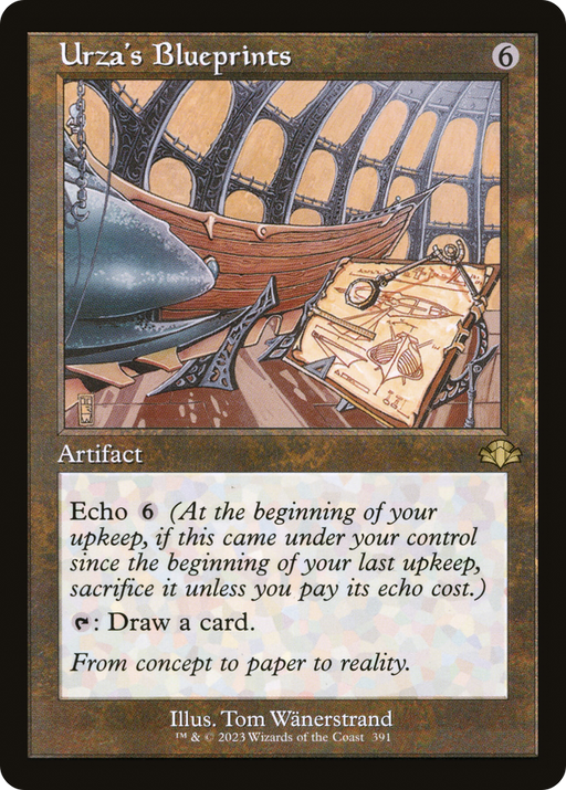 Urza's Blueprints (DMR-391) [Dominaria Remastered] MTG Single Wizards of the Coast