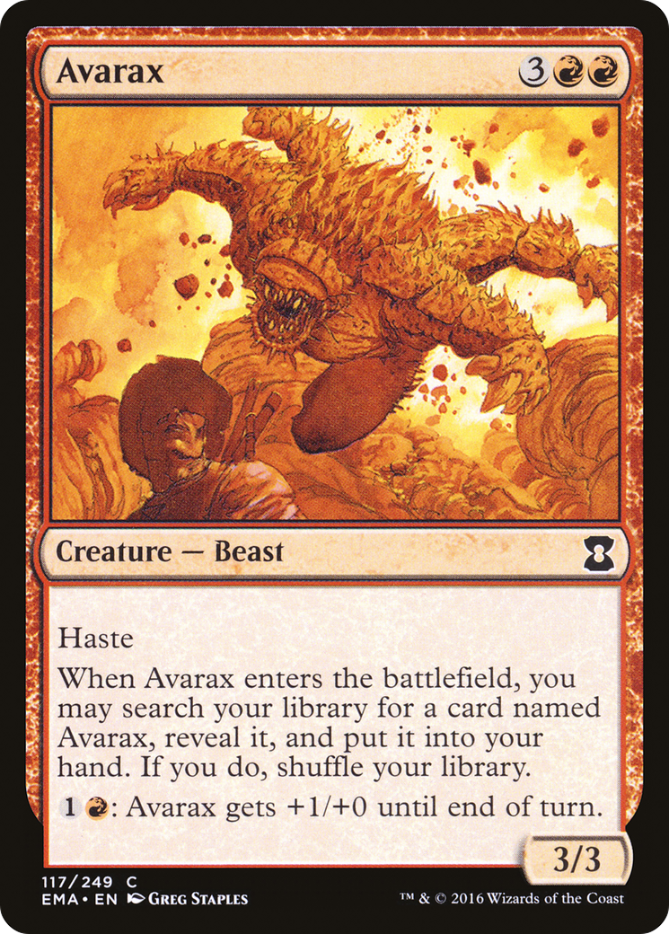 Avarax (EMA-117) [Eternal Masters] MTG Single Wizards of the Coast