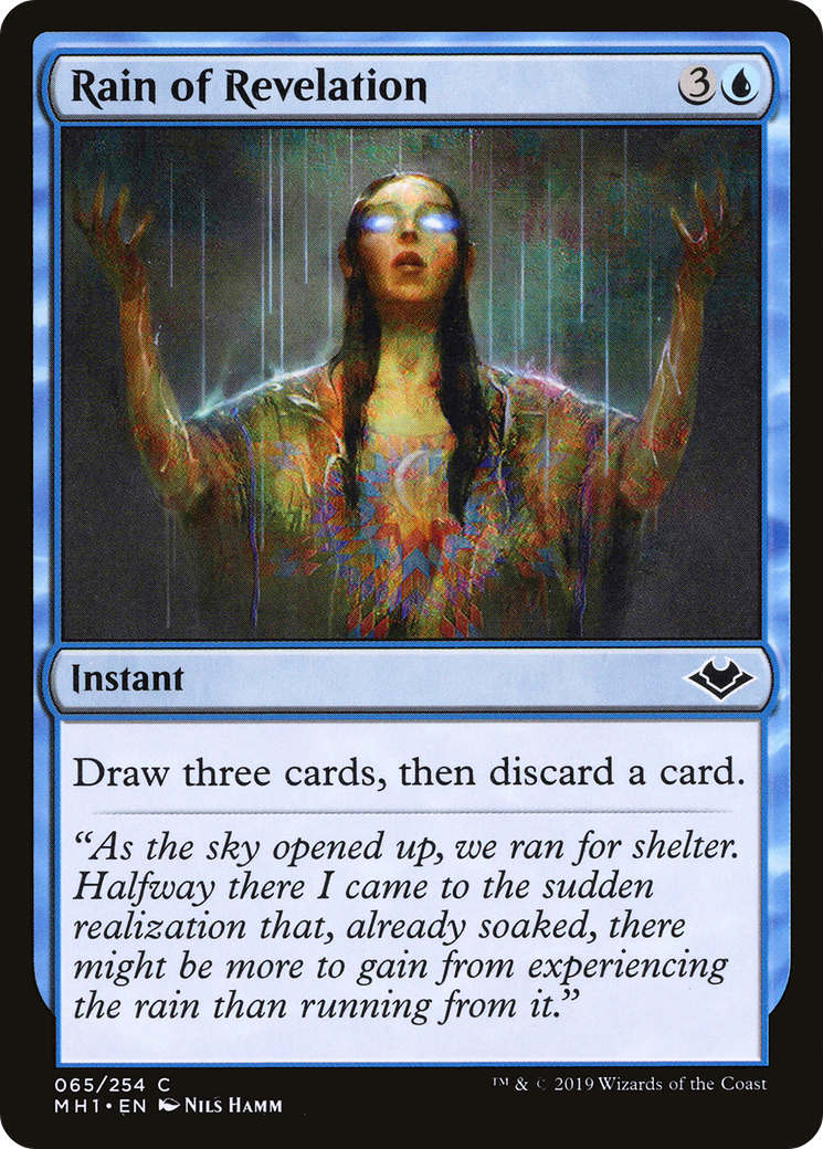 Rain of Revelation (MH1-065) [Modern Horizons] Foil MTG Single Modern Horizons
