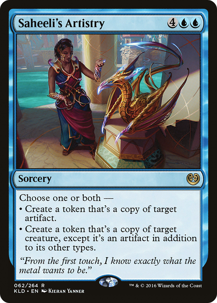 Saheeli's Artistry (KLD-062) [Kaladesh] MTG Single Wizards of the Coast