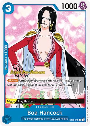 Boa Hancock (ST03-013) [Super Pre-Release Starter Deck 3: The Seven Warlords of the Sea] One Piece Single Bandai