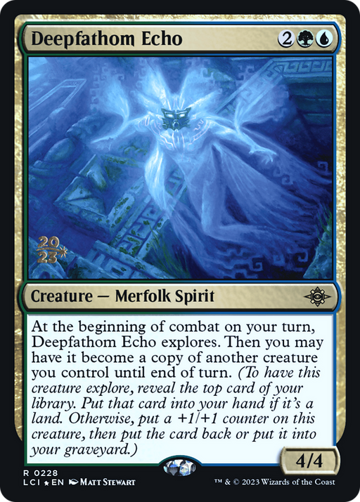 Deepfathom Echo (PRE-228) [The Lost Caverns of Ixalan Promos] Foil MTG Single Wizards of the Coast