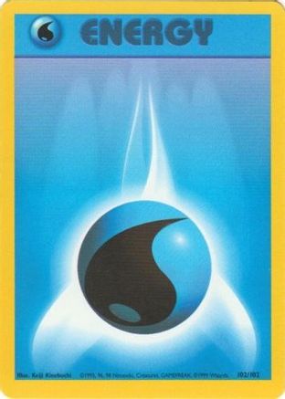 Water Energy (102/102) [Vintage: Base Set] Pokemon Single Pokémon