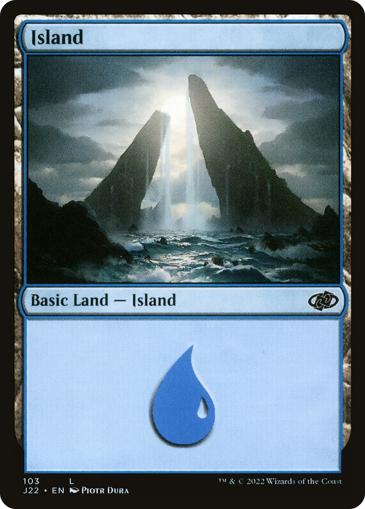 Island (J22-103) [Jumpstart 2022] MTG Single Wizards of the Coast