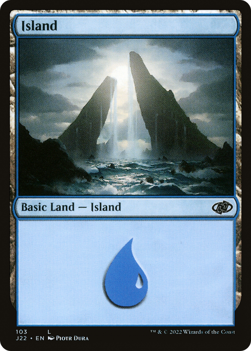 Island (J22-103) [Jumpstart 2022] MTG Single Wizards of the Coast