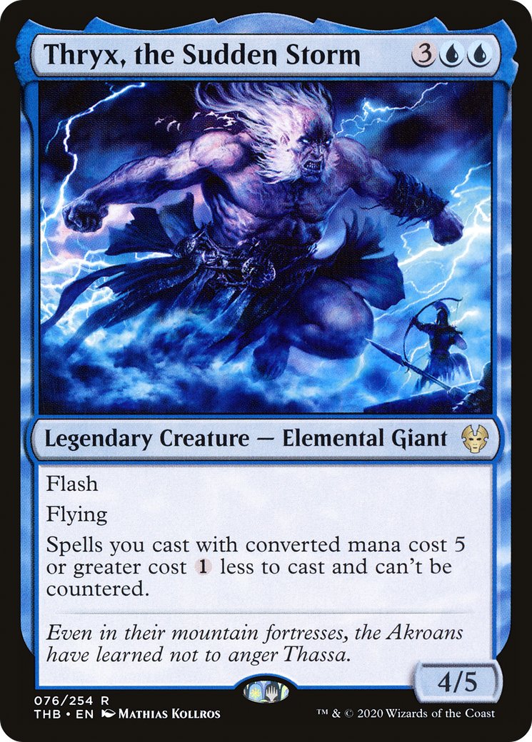 Thryx, the Sudden Storm (THB-076) [Theros Beyond Death] MTG Single Wizards of the Coast