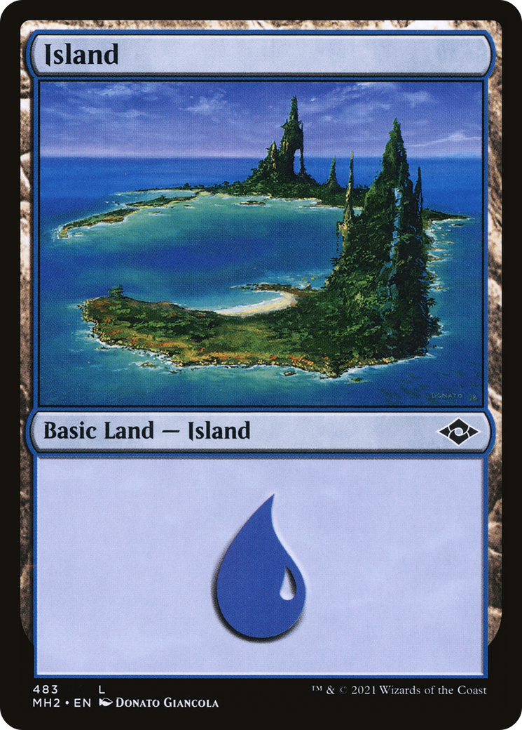 Island (MH2-483) [Modern Horizons 2] MTG Single Modern Horizons 2