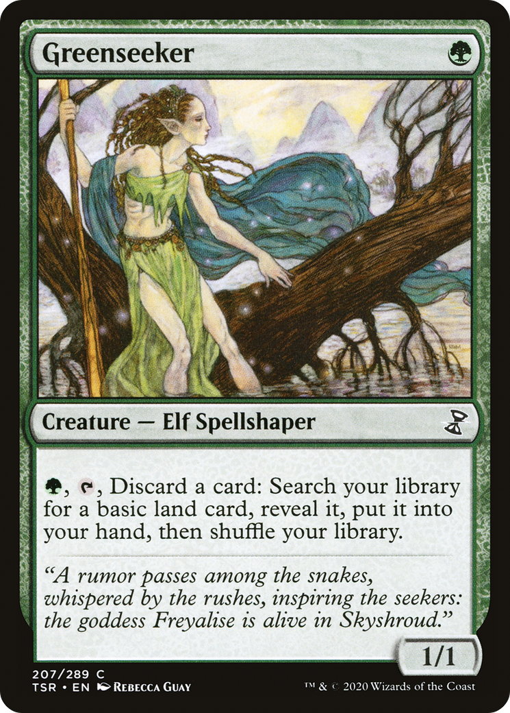 Greenseeker (TSR-207) [Time Spiral Remastered] Foil MTG Single Wizards of the Coast