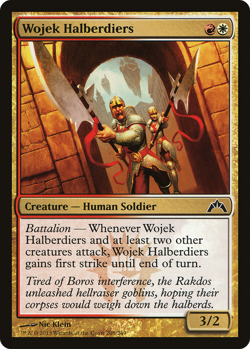 Wojek Halberdiers (GTC-208) [Gatecrash] MTG Single Wizards of the Coast