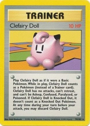 Clefairy Doll (70/102) [Vintage: Base Set] Pokemon Single Pokémon