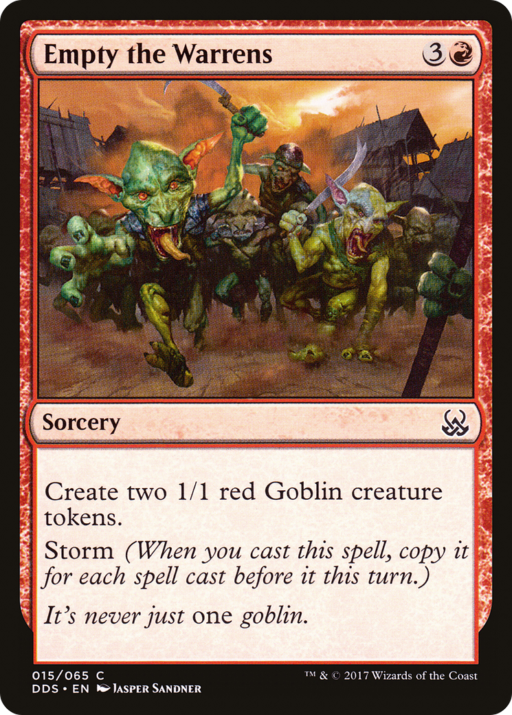 Empty the Warrens (DDS-015) [Misc] Duel Decks: Mind vs. Might MTG Single Wizards of the Coast