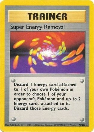 Super Energy Removal (79/102) [Vintage: Base Set] Pokemon Single Pokémon