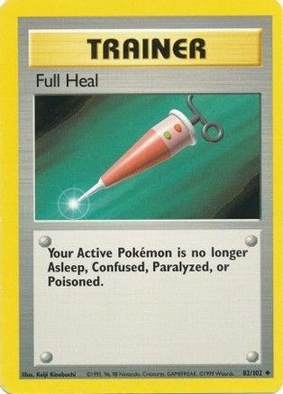 Full Heal (82/102) [Vintage: Base Set] Pokemon Single Pokémon