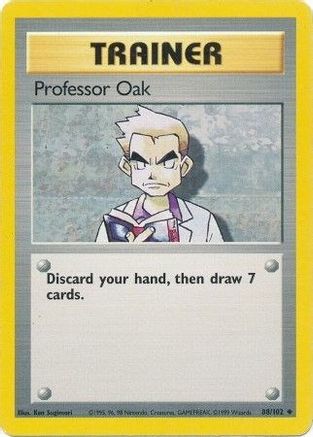 Professor Oak (88/102) [Vintage: Base Set] Pokemon Single Pokémon