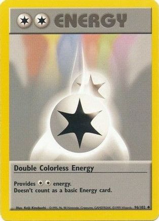 Double Colorless Energy (96/102) [Vintage: Base Set] Pokemon Single Pokémon