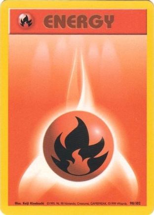 Fire Energy (98/102) [Vintage: Base Set] Pokemon Single Pokémon
