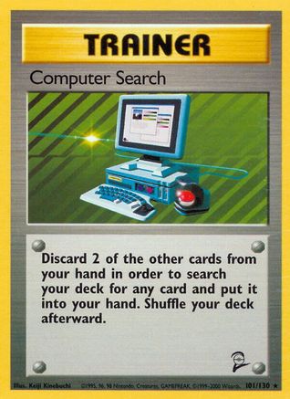 Computer Search (101/130) [Vintage: Base Set 2] Pokemon Single Pokémon