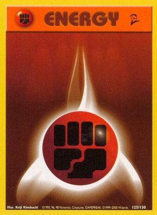 Fighting Energy (125/130) [Vintage: Base Set 2] Pokemon Single Pokémon