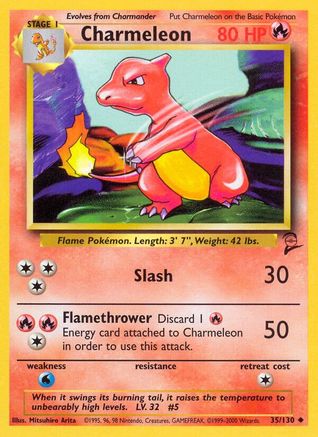 Charmeleon (35/130) [Vintage: Base Set 2] Pokemon Single Pokémon