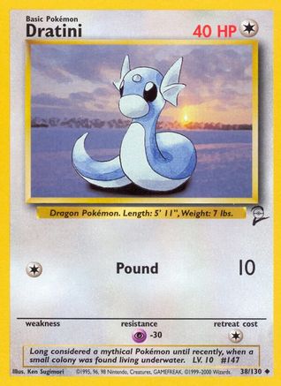 Dratini (38/130) [Vintage: Base Set 2] Pokemon Single Pokémon
