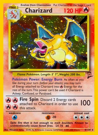 Charizard (4/130) Holofoil [Vintage: Base Set 2] Pokemon Single Pokémon