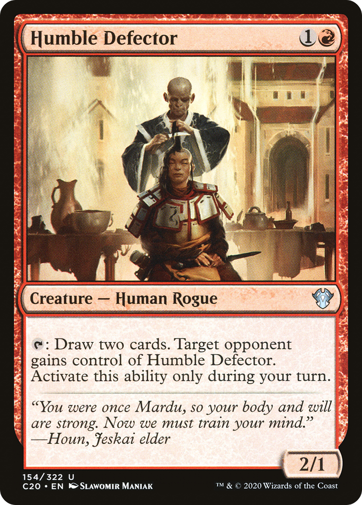 Humble Defector (C20-154) [Commander 2020] MTG Single Wizards of the Coast