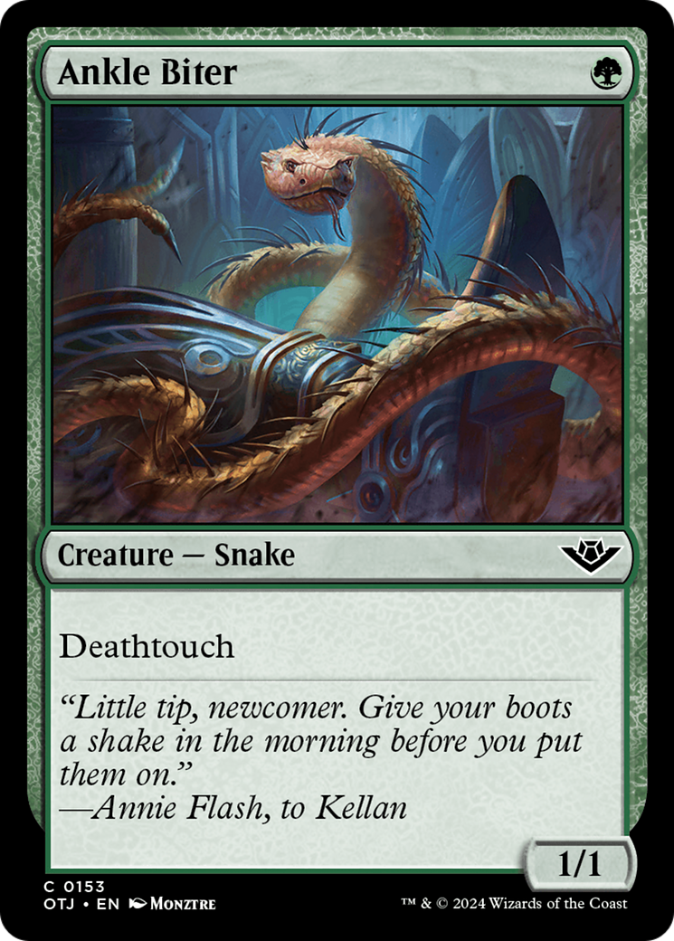 Ankle Biter (OTJ-153) [Outlaws of Thunder Junction] Foil MTG Single Wizards of the Coast