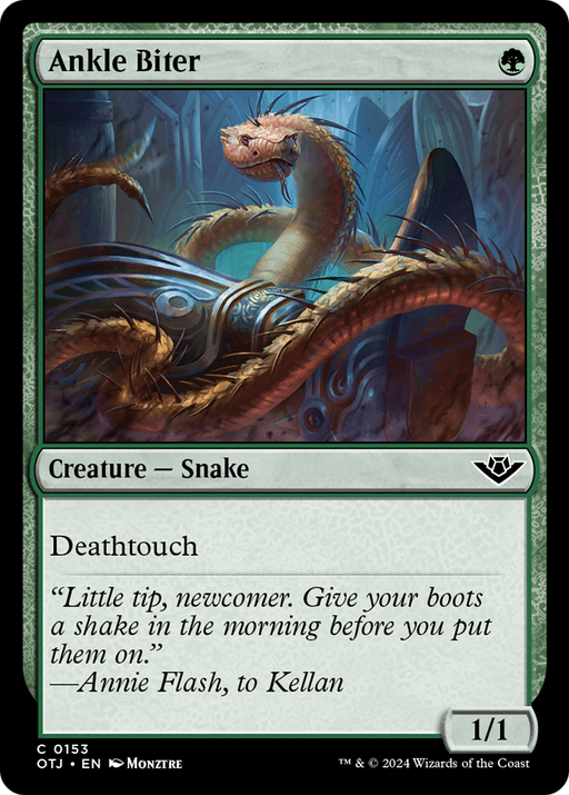 Ankle Biter (OTJ-153) [Outlaws of Thunder Junction] Foil MTG Single Wizards of the Coast