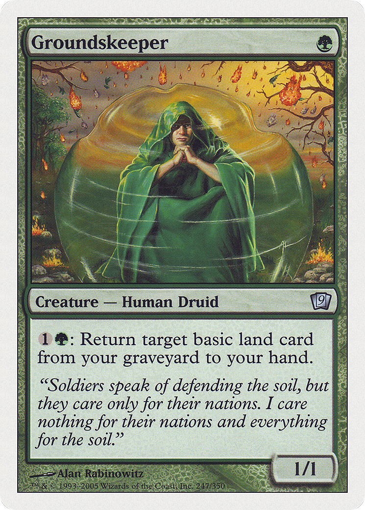 Groundskeeper (9ED-247) [9th Edition] Foil MTG Single Wizards of the Coast