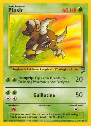 Pinsir (29/130) [Vintage: Base Set 2] Pokemon Single Pokémon