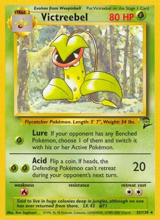 Victreebel (32/130) [Vintage: Base Set 2] Pokemon Single Pokémon