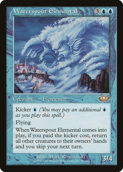 Waterspout Elemental (PLS-038) [Planeshift] MTG Single Wizards of the Coast