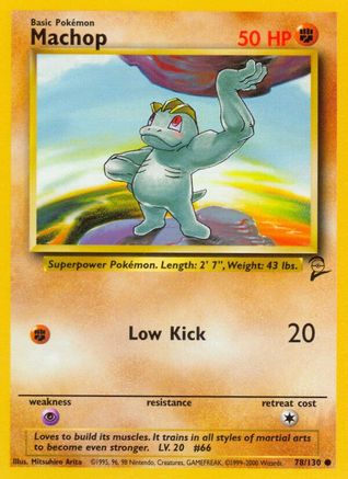 Machop (78/130) [Vintage: Base Set 2] Pokemon Single Pokémon