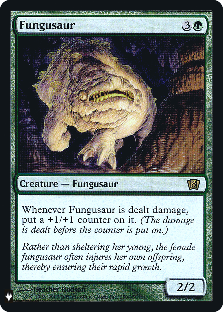 Fungusaur (LIST-250) [Mystery Booster] The List Foil MTG Single Wizards of the Coast